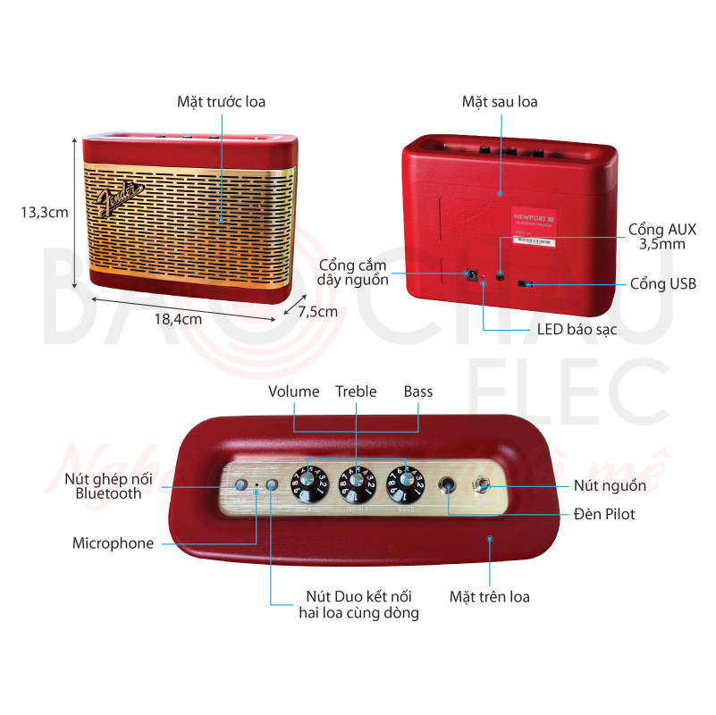 Loa Fender Newport 2