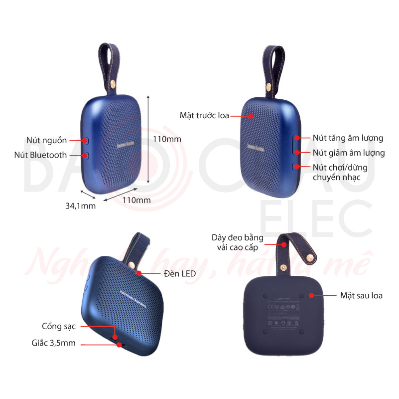 Ảnh kĩ thuật Loa bluetooth Harman Kardon Neo