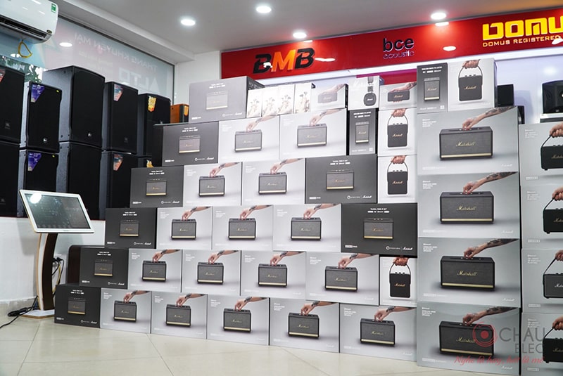 Loa Marshall về hàng tại showroom Bảo Châu Elec