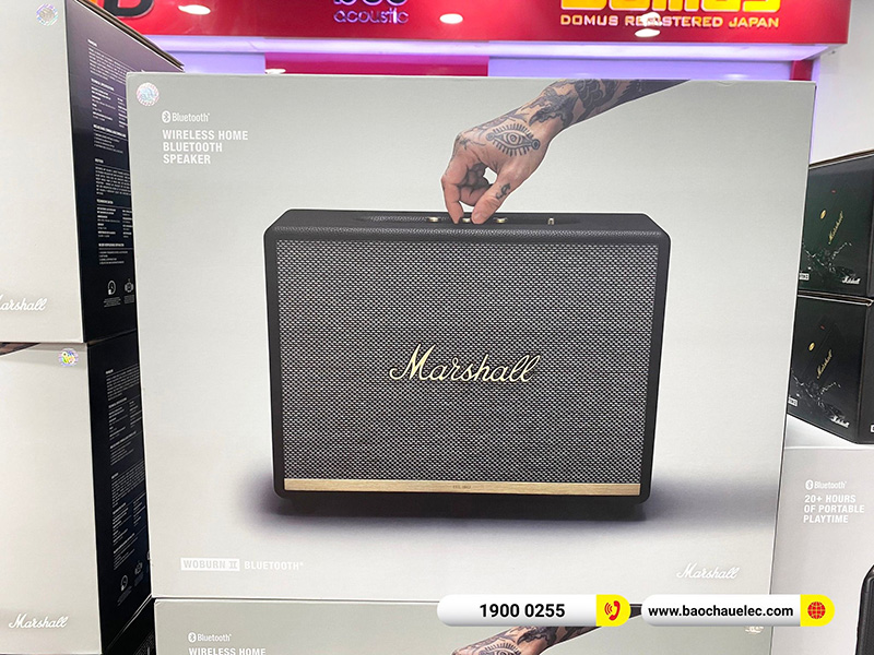 Loa Marshall Woburn 2 h&agrave;ng về c&oacute; đầy đủ tem ASH ch&iacute;nh h&atilde;ng