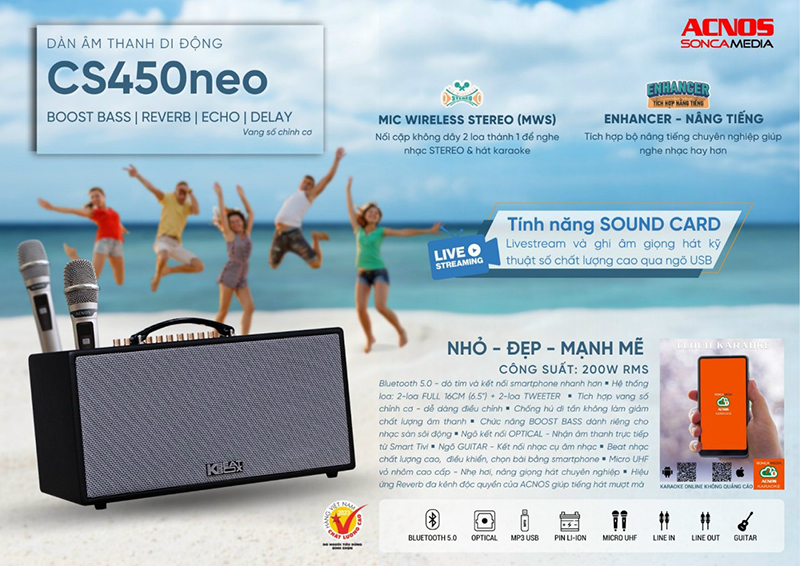 Loa xách tay Acnos CS450neo