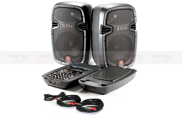 Loa di động JBL EON 210P đẹp mắt, hiện đại