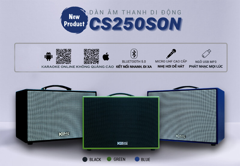 Loa karaoke mini x&aacute;ch tay Acnos CS250SON