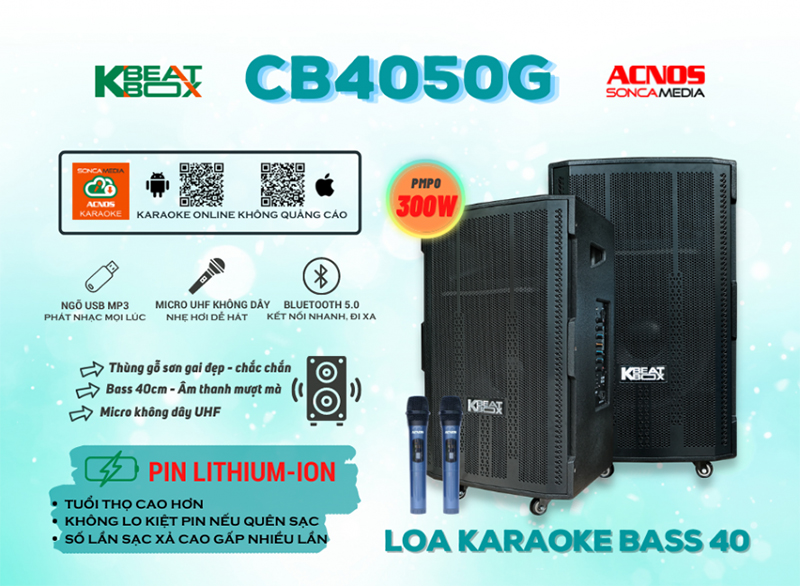 Loa kéo Acnos CB4050G/CB4051G