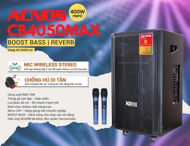 Loa kéo di động Acnos CB4050MAX
