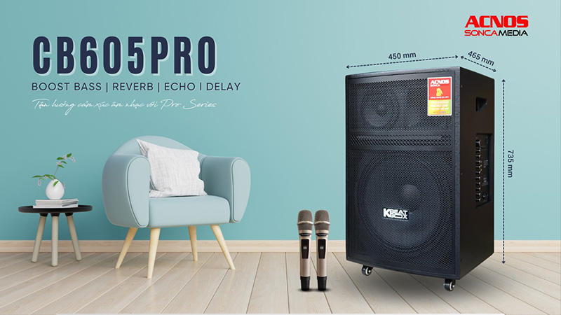 Loa k&eacute;o Acnos CB605PRO