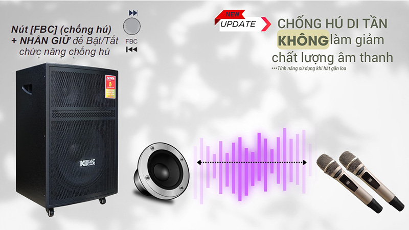 Loa k&eacute;o Acnos CB605PRO