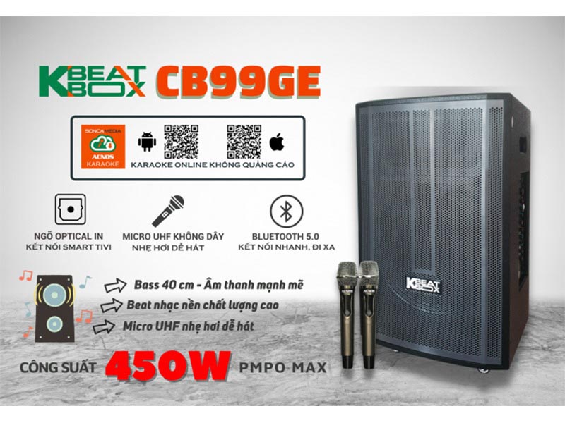 Loa k&eacute;o Acnos CB99GE (Bass 40cm)