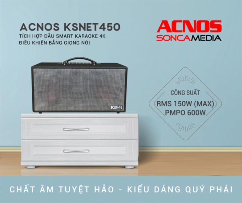 Loa k&eacute;o di động ACNOS KSNet450