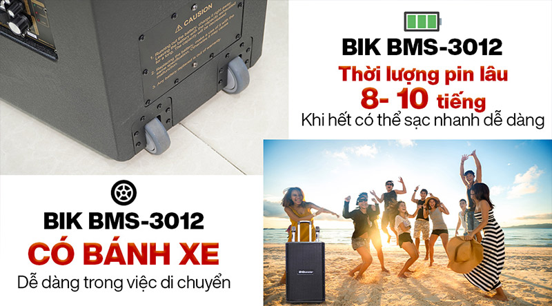 Loa k&eacute;o BIK BMS-3012&nbsp;