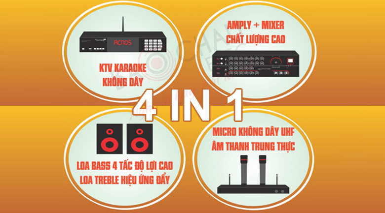 Loa kéo di động Acnos CB42W chính hãng giá tốt