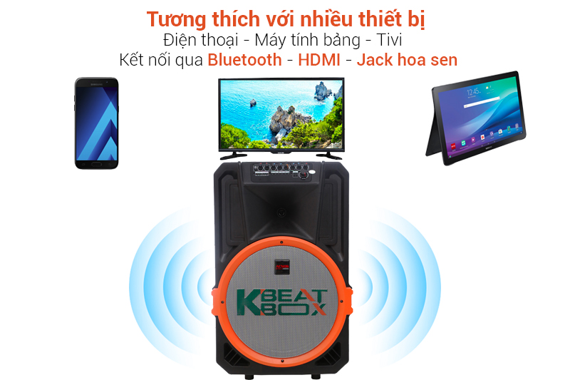 Kết nối loa kéo với TV
