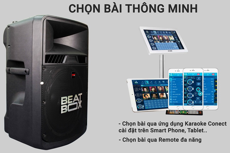 D&agrave;n karaoke di động Beatbox KB50U gi&aacute; rẻ