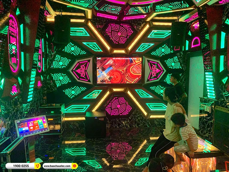 Lắp đặt phòng hát quán karaoke kinh doanh cho anh Châu tại Tiền Giang