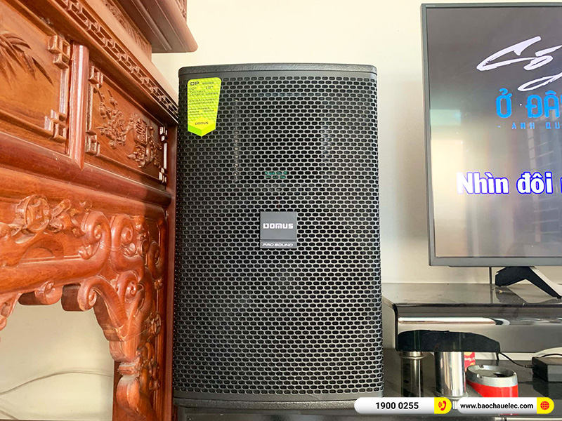 Lắp đặt dàn karaoke Domus 25tr cho anh Mạnh tại Hà Nội (Domus DP6120 Max, BPA-6200, DSP-9000 Plus, U900 Plus Ver 2)