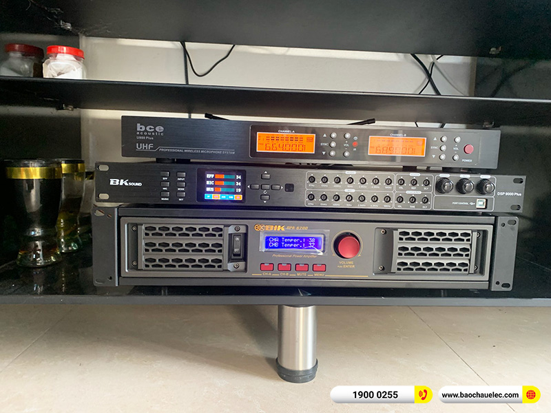Lắp đặt dàn karaoke Domus 25tr cho anh Mạnh tại Hà Nội (Domus DP6120 Max, BPA-6200, DSP-9000 Plus, U900 Plus Ver 2)