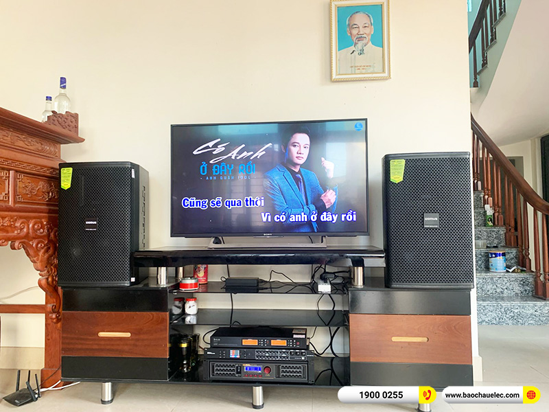 Lắp đặt dàn karaoke Domus 25tr cho anh Mạnh tại Hà Nội (Domus DP6120 Max, BPA-6200, DSP-9000 Plus, U900 Plus Ver 2)
