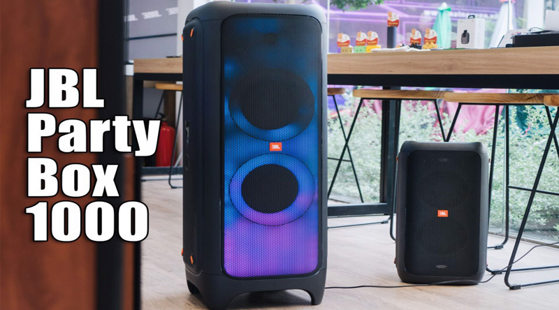 Loa JBL PartyBox 1000 thùng loa cứng cáp