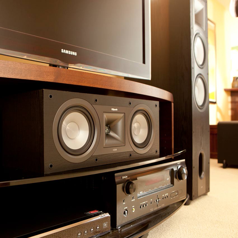 Loa Center Klipsch R-52C thiết kế ấn tượng, đẹp mắt