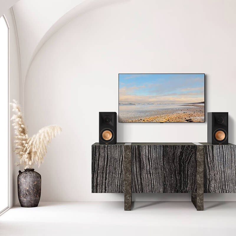 Loa nghe nhạc Klipsch RP-600M cấu tạo gồm 2 củ loa