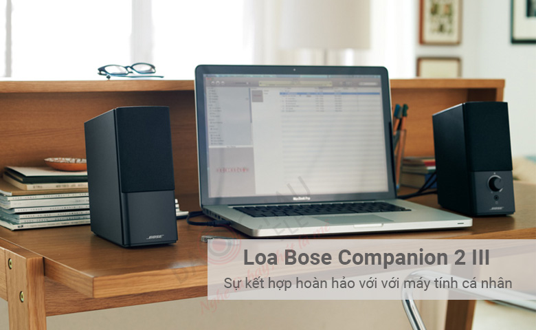 Loa Bose Companion 2 III Sự kết hợp ho&agrave;n hảo với với m&aacute;y t&iacute;nh c&aacute; nh&acirc;n