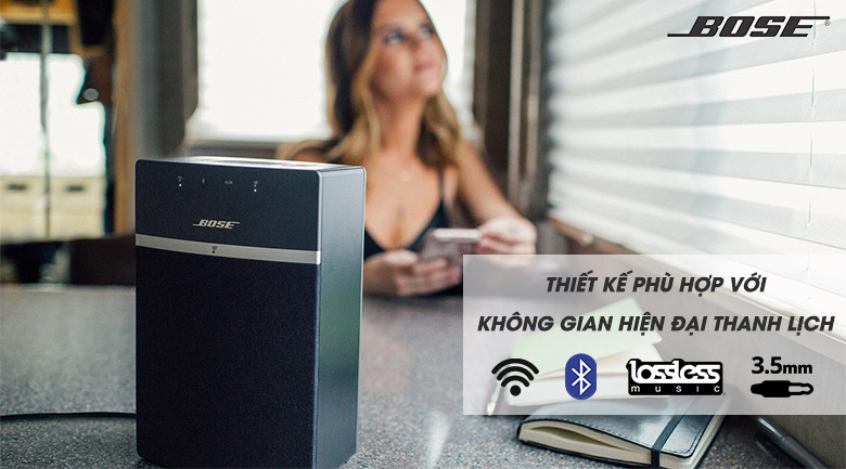 Loa kh&ocirc;ng d&acirc;y Bose SoundTouch 10 gi&aacute; tốt tại Bảo Ch&acirc;u elec