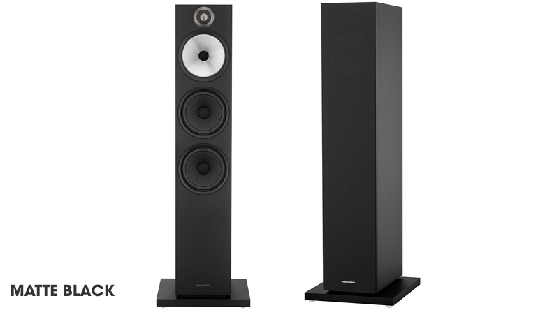 Loa B&W 603 với t&ocirc;ng m&agrave;u đen sạng trọng 