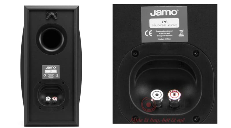 Loa Jamo C93 trang bị cổng tho&aacute;t hơi ở mặt sau