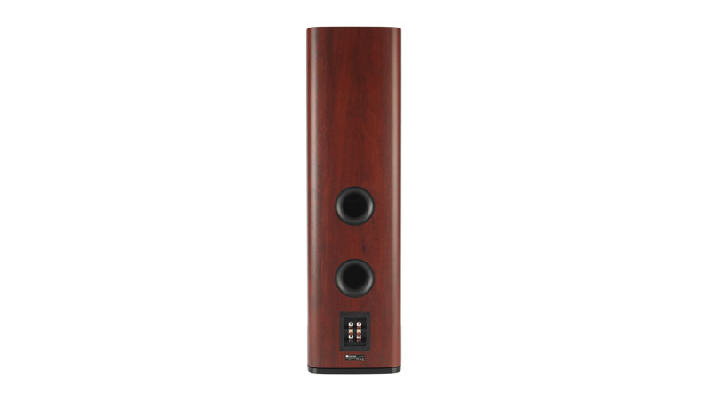Loa JBL Studio 698 với mặt sau gồm cổng kết nối, jack cắm...