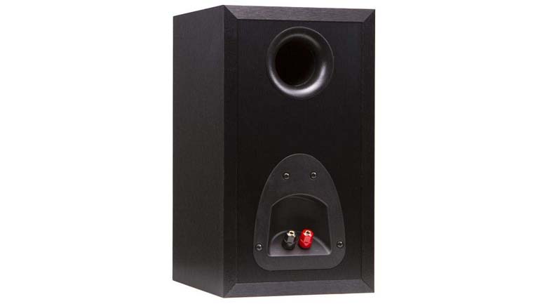 Mặt sau Loa Klipsch R 15M có 1 cổng thoát hơi