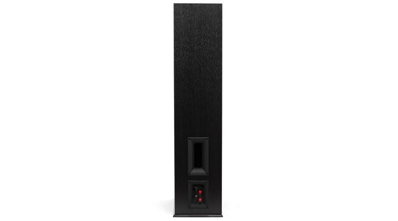 Mặt sau Loa Klipsch RP 280F trang bị cổng kết nối c&ugrave;ng lỗ th&ocirc;ng hơi