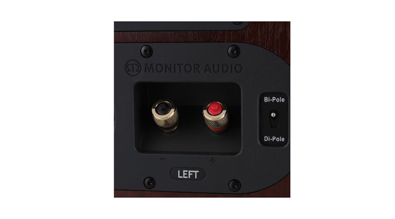 Loa Monitor Audio Bronze Center hệ thống cổng kết nối đa dạng
