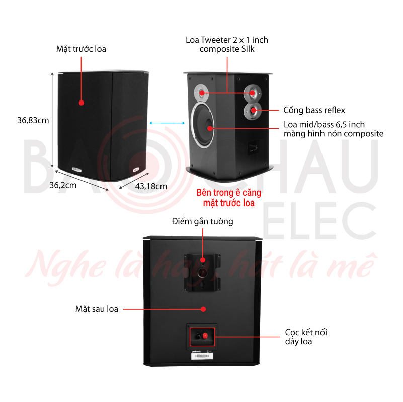 Ảnh kĩ thuật Loa Polk audio FXiA 6 (surround)