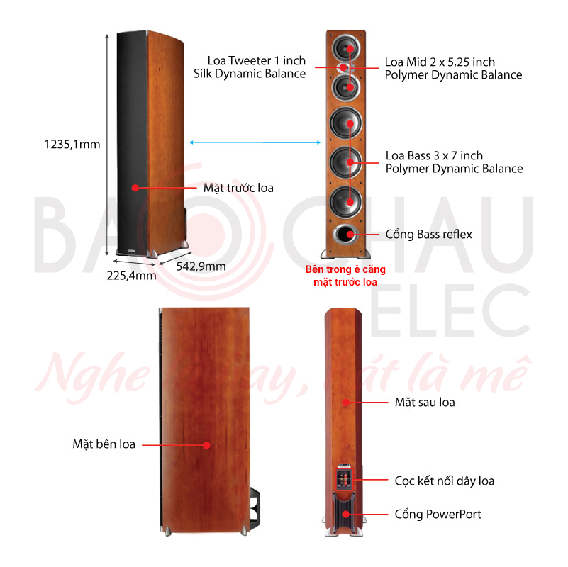 Ảnh kĩ thuật Loa Polk Audio RTi A9