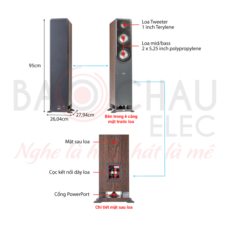 Ảnh kĩ thuật Loa Polk Audio Signature S50