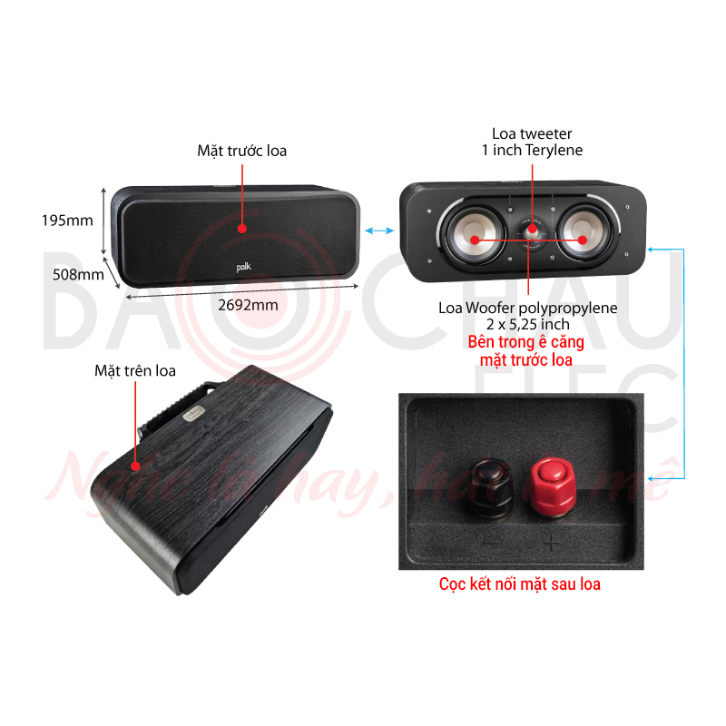 Ảnh kĩ thuật Loa Polk Audio Signature Elite ES30 (Center)