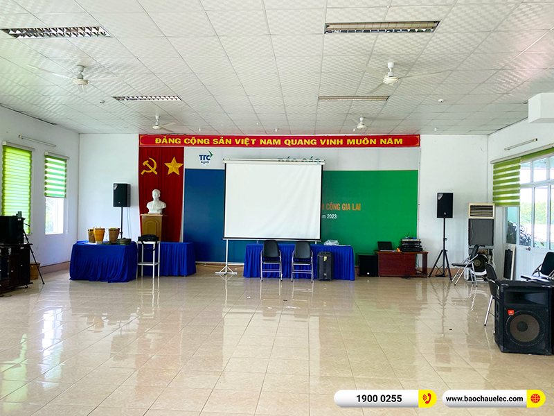 Lắp đặt dàn âm thanh trị giá gần 60 triệu cho Cty TNHH Thành Công tại Gia Lai (JBL MTS12, VM820A, BPR-8500, SW815, U900 Plus X,…) 