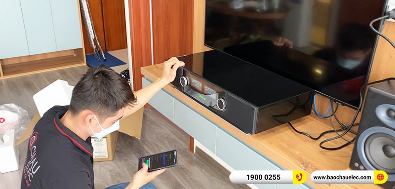 Lắp đặt loa công nghệ cao cấp McIntosh RS250 72tr cho anh Thảo tại Hà Nội