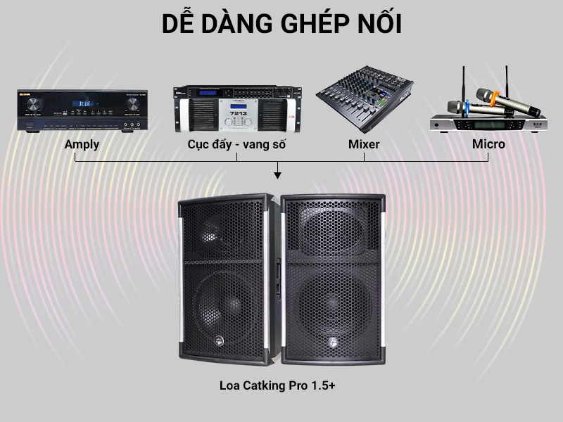 Loa hội trường - s&acirc;n khấu CatKing Pro 1.5+