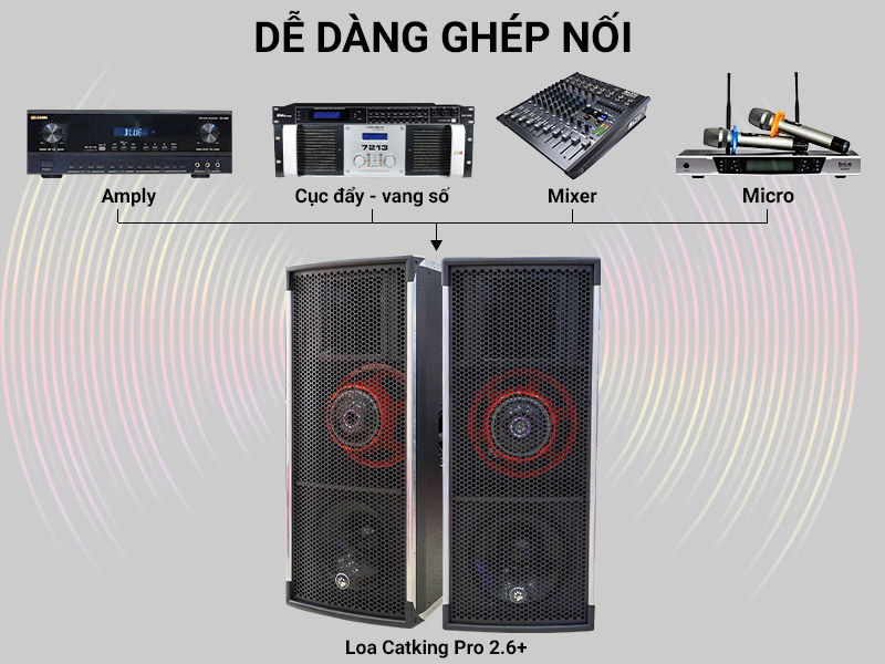  Loa hội trường - s&acirc;n khấu CatKing Pro 2.6+ (New 2022)