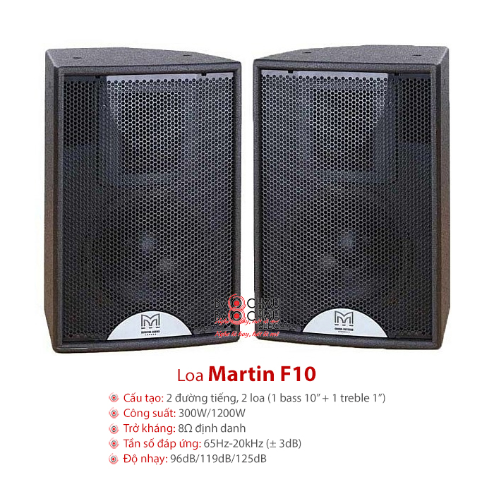 Loa sân khấu Martin F10 giá rẻ, công suất lớn 
