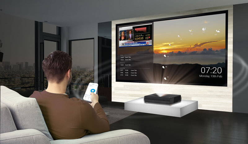Máy chiếu 4K siêu gần Optoma CinemaX P1