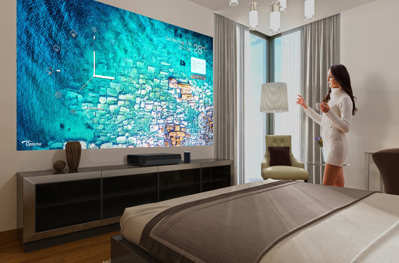 Máy chiếu 4K siêu gần Optoma CinemaX P1
