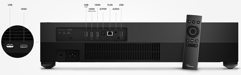 Máy chiếu 4K siêu gần Optoma CinemaX Pro