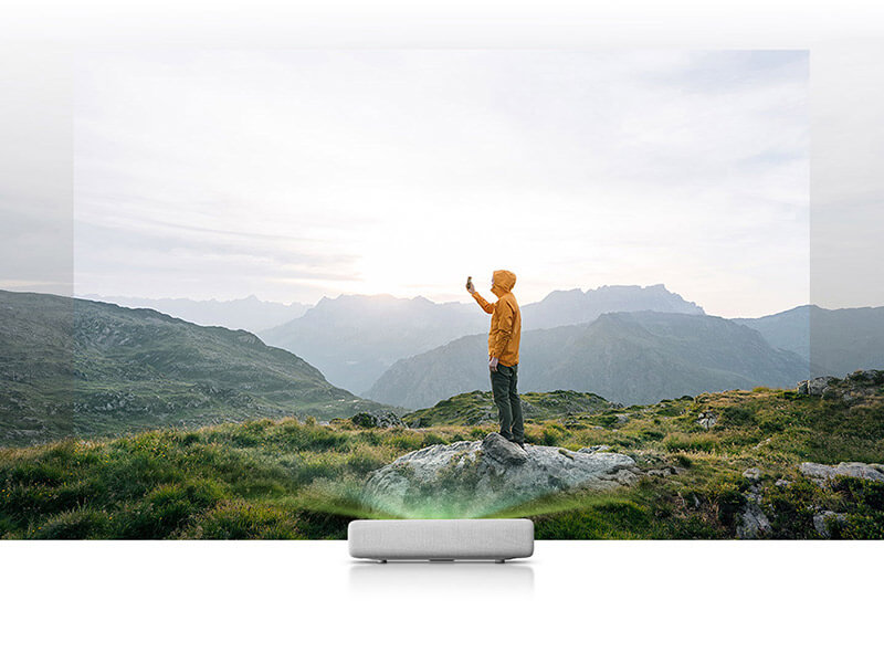 M&aacute;y chiếu 4K si&ecirc;u gần Samsung LSP7T