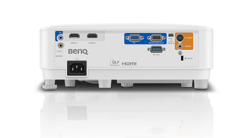 M&aacute;y chiếu BenQ MS550 với hệ thống cổng kết nối đa dạng 