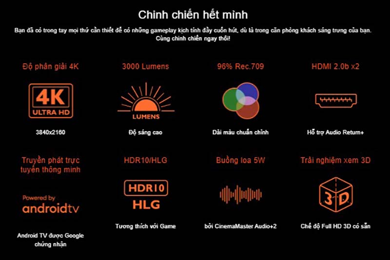 M&aacute;y chiếu BenQ TK700Sti