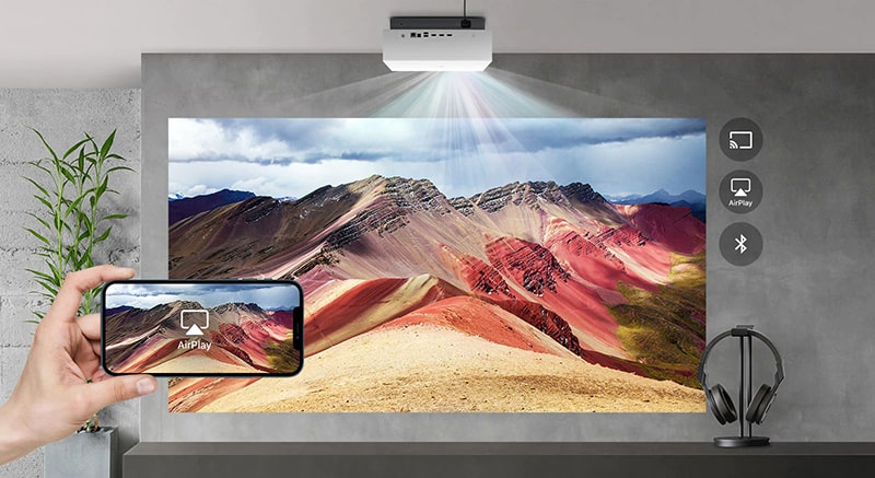 Máy chiếu LG CineBeam Laser 4K UHD HU810PW