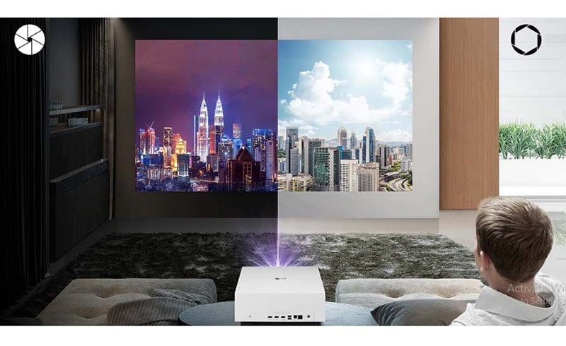 Máy chiếu LG CineBeam Laser 4K UHD HU810PW