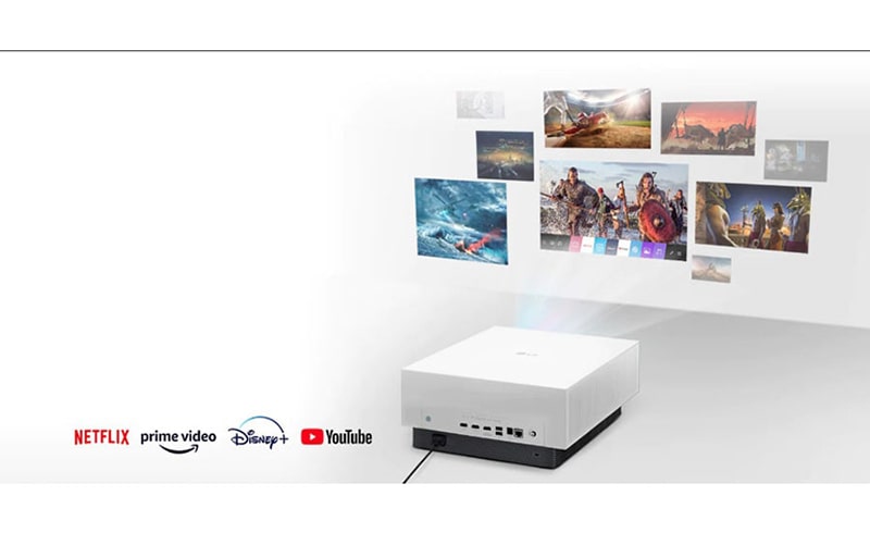 Máy chiếu LG CineBeam Laser 4K UHD HU810PW